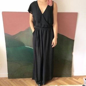 SPARKLE AND FADE asymmetrical ruffle jumpsuit